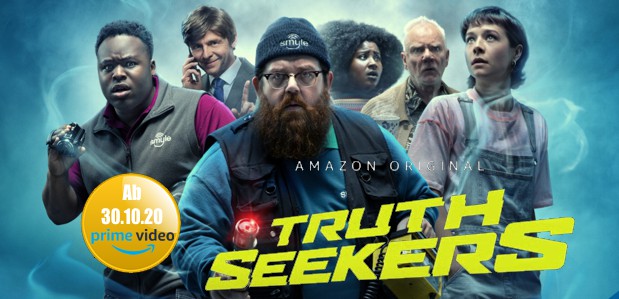 Neu bei Prime Video <strong>„Truth Seekers“</strong> <br> Geisterjäger-Serie (Staffel 1, 8 Episoden)