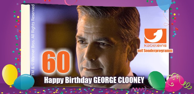 Happy Birthday <br><strong>George Clooney</strong> wird 60! <br> KabelEins feiert mit Sonderprogramm