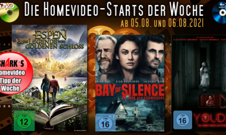 Homevideo-Starts der Woche <br><strong>Neu ab 05.08.2021 und 06.08.2021 </strong><br>auf DVD und BluRay-Disc