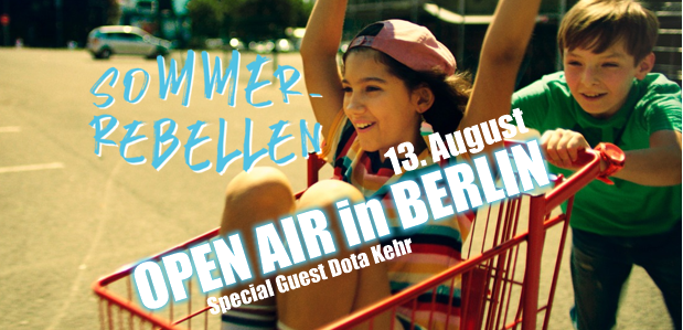 Open-Air Kino mit Special Guest<br> <strong> „Sommer-Rebellen“</strong> <br> am 13. August 2021 in Berlin