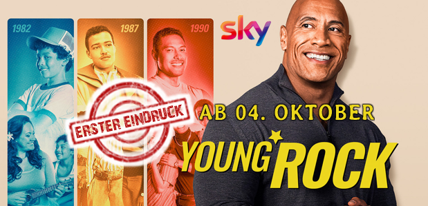 Erster Eindruck:  <br> <strong> „Young Rock“</strong> <br>Biografie-Comedy-Serie