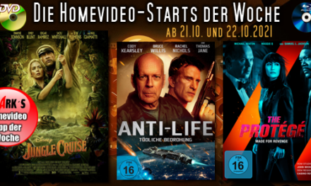 Homevideo-Starts der Woche <br><strong>Neu ab 21.10.2021 und 22.10.2021 </strong><br>auf DVD und BluRay-Disc