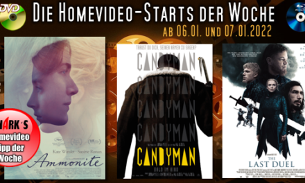 Homevideo-Starts der Woche <br><strong>Neu ab 06.01.2022 und 07.01.2022</strong><br>auf DVD und BluRay-Disc