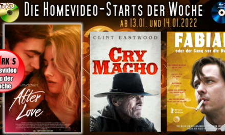 Homevideo-Starts der Woche <br><strong>Neu ab 13.01.2022 und 14.01.2022</strong><br>auf DVD und BluRay-Disc