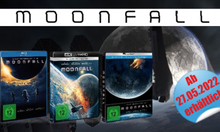Roland Emmerichs Blockbuster<br><strong> „Moonfall“ </strong> <br> Ab 27. Mai 2022 erhältlich