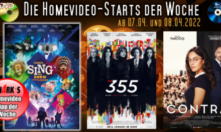 Homevideo-Starts der Woche <br><strong>Neu ab 07.04.2022 und 08.04.2022</strong><br>auf DVD und BluRay-Disc