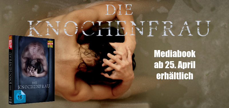 Mediabook<br><strong> „Die Knochenfrau“ </strong> <br> Ab 25.04.24 erhältlich