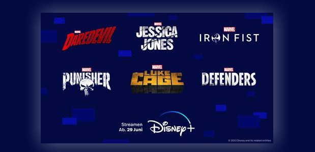 Mega Marvel-Sammlung <br><strong> Live-Action-Serien bei Disney+ </strong> <br> Ab 29.06.2022