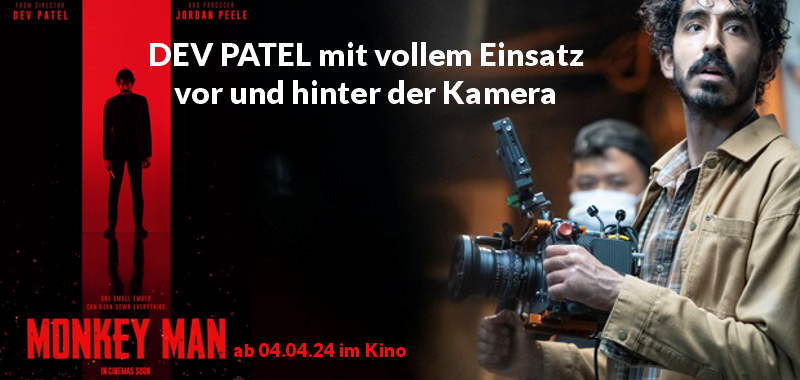 <br><strong> Dev Patel</strong> <br> mit vollem Einsatz vor und hinter der Kamera