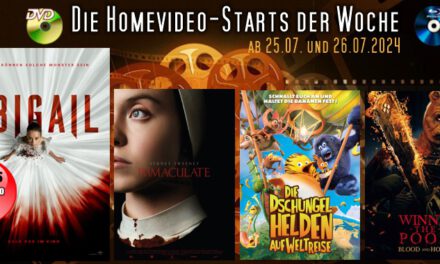 Homevideo-Starts der Woche <br><strong>Neu ab 25.07.2024 und 26.07.2024</strong><br>auf DVD und BluRay-Disc