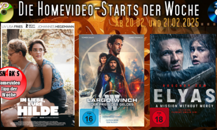 Homevideo-Starts der Woche <br><strong>Neu ab 20.02.2025 und 21.02.2025</strong><br>auf DVD und BluRay-Disc