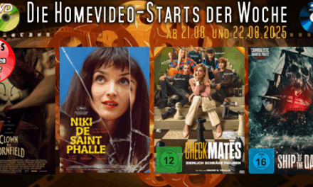 Homevideo-Starts der Woche <br><strong>Neu ab 21.08.2025 und 22.08.2025</strong><br>auf DVD und BluRay-Disc