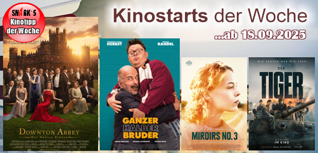 <strong>Die aktuellen Kinostarts</strong><br>ab 18.09.2025